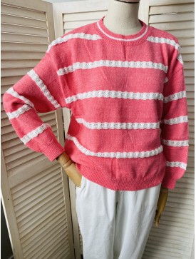 PULL MANILLE ROSE