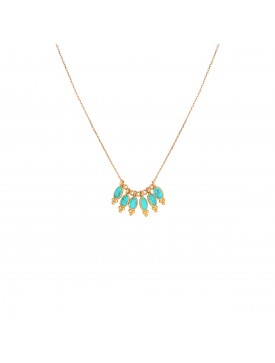 COLLIER VIC TURQUOISE DORE